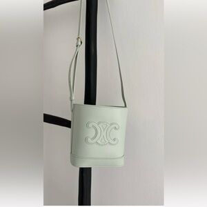 New CELINE Bucket Cuir Triomphe Bag